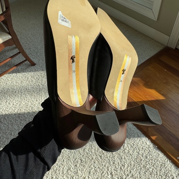 Sam Edelman Black kitten heel mules “Skya” - Picture 2 of 9